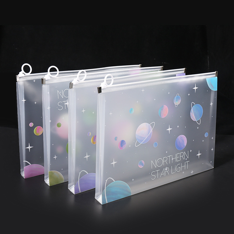 4/12pcs A4 Space Zipper Folder – Supply Of Office Stationery recenzja i cena