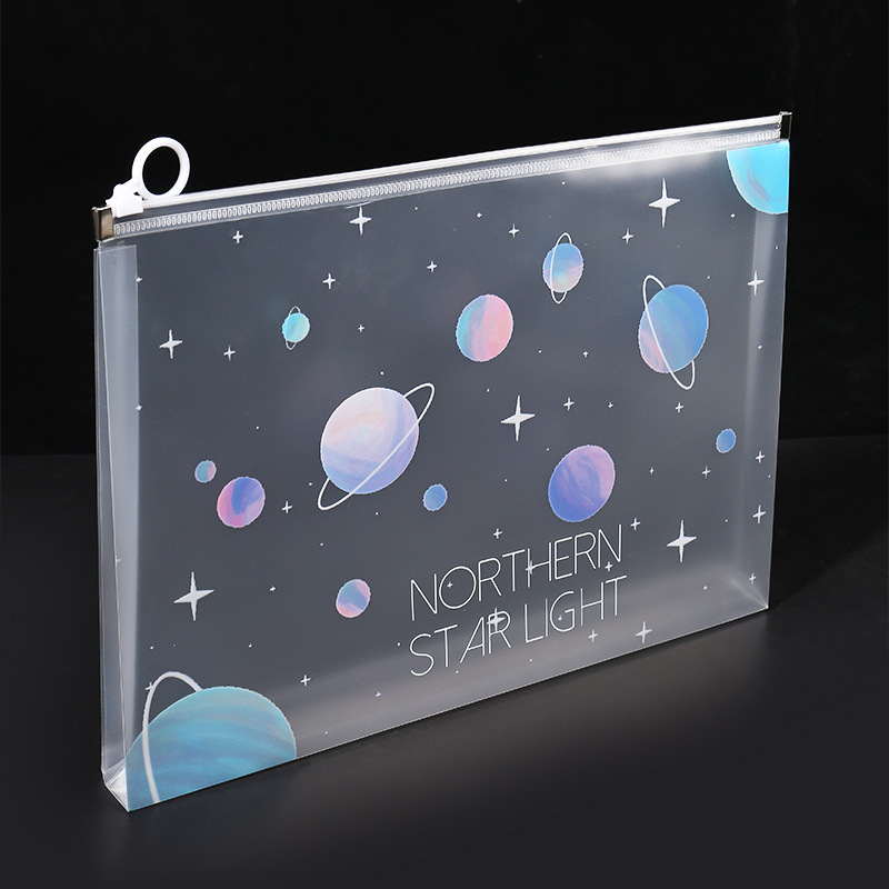 4/12pcs A4 Space Zipper Folder – Supply Of Office Stationery recenzja i cena