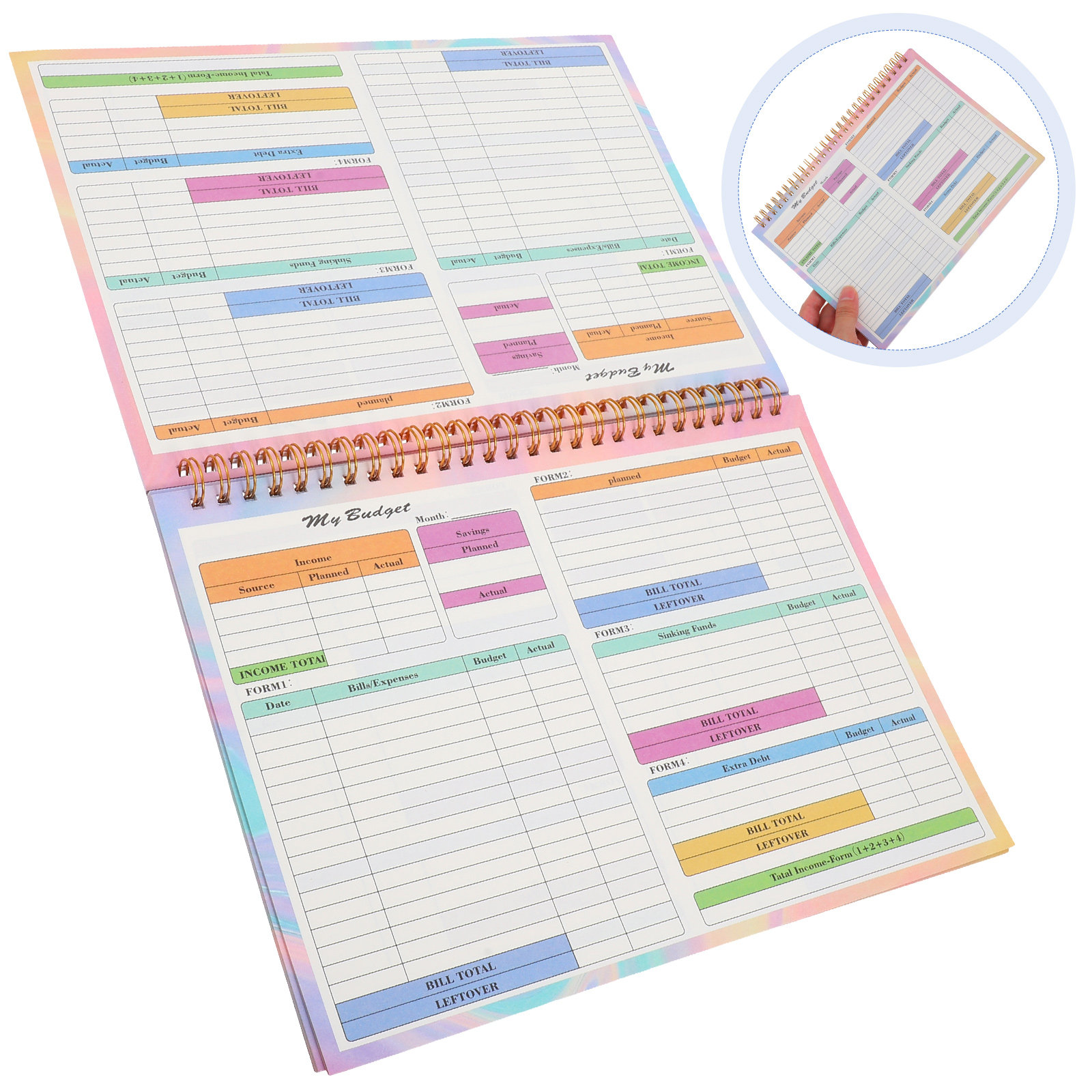 B5 Financial Ledger Book Daily – Planner Weekly Budget recenzja i cena