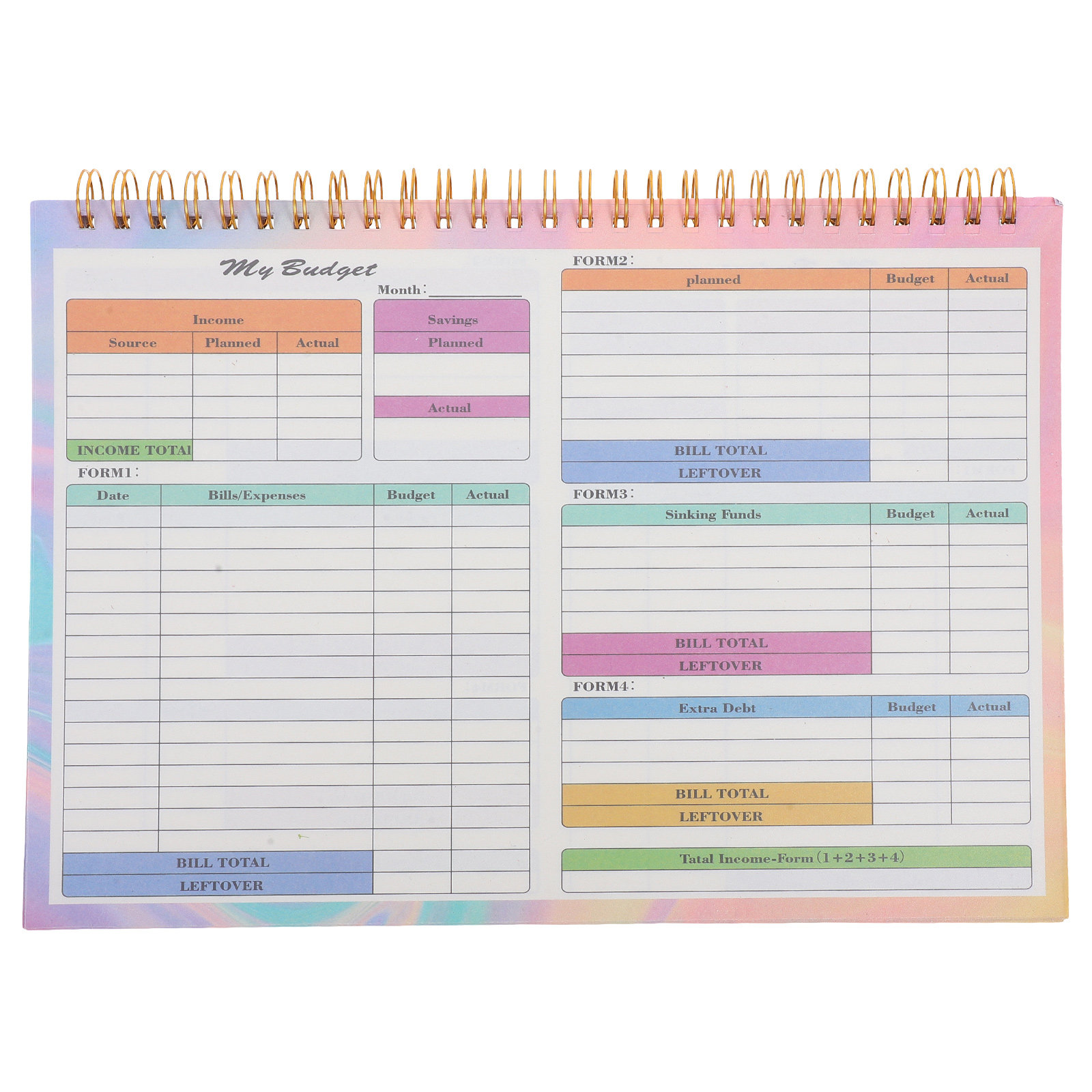 B5 Financial Ledger Book Daily – Planner Weekly Budget recenzja i cena