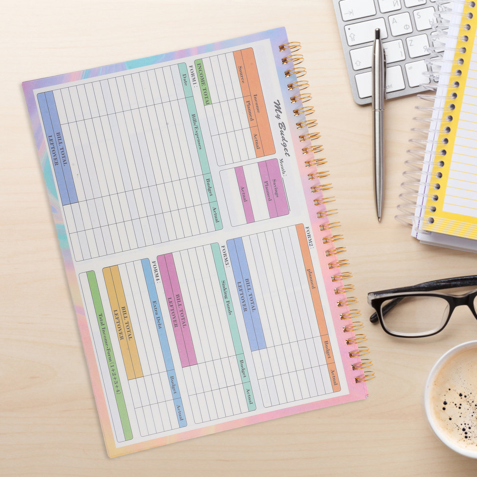 B5 Financial Ledger Book Daily – Planner Weekly Budget recenzja i cena