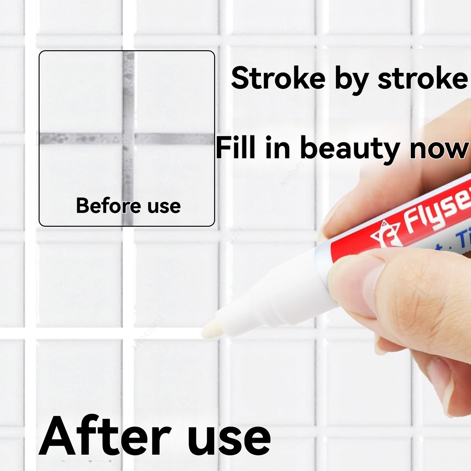 1/3/6Pcs White Waterproof Tile – Whiteboard Marker Set recenzja i cena