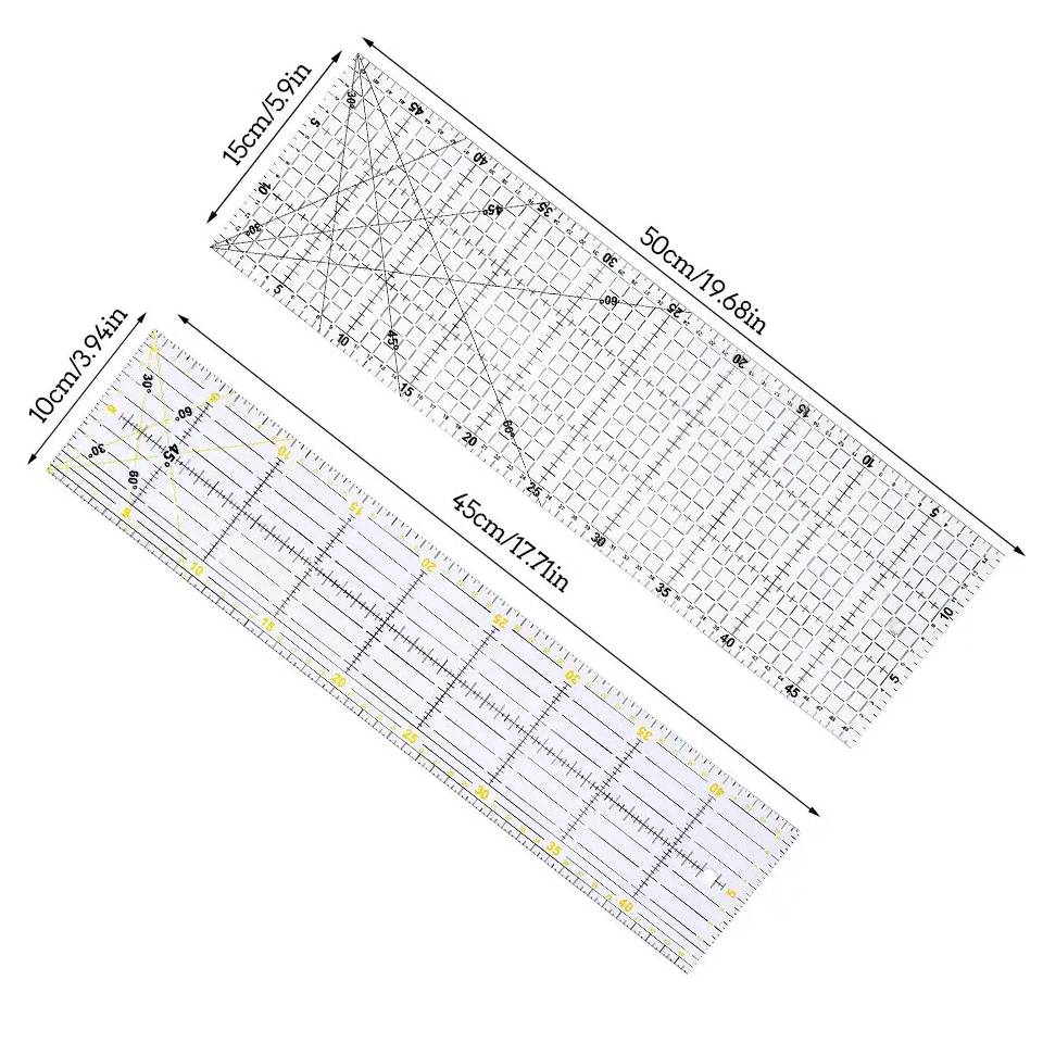 Fenrry Multisize Acrylic Patch – Ruler Set Transparent recenzja i cena